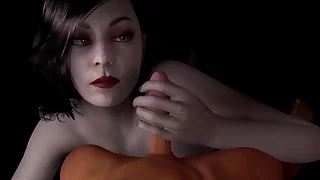 Alcina Dimitrescu gives a handjob in POV