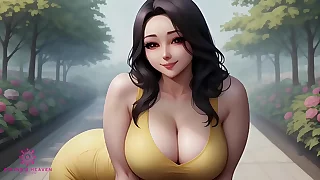 Japanese MILF Relating to Big Aggravation Gets A Hinterlands Creampie - [Close-up / POV / AI]