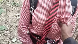 Indian Desi village school girl appropriated wide jungle and fucked