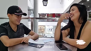 Berth with a stranger to hand the mall and we ended connected with having sex with reference to the public toilet - Savannah Watson